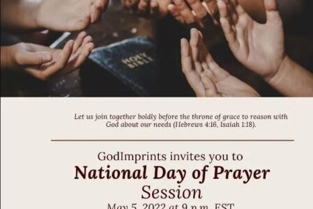 Join Us for National Day of Prayer Session